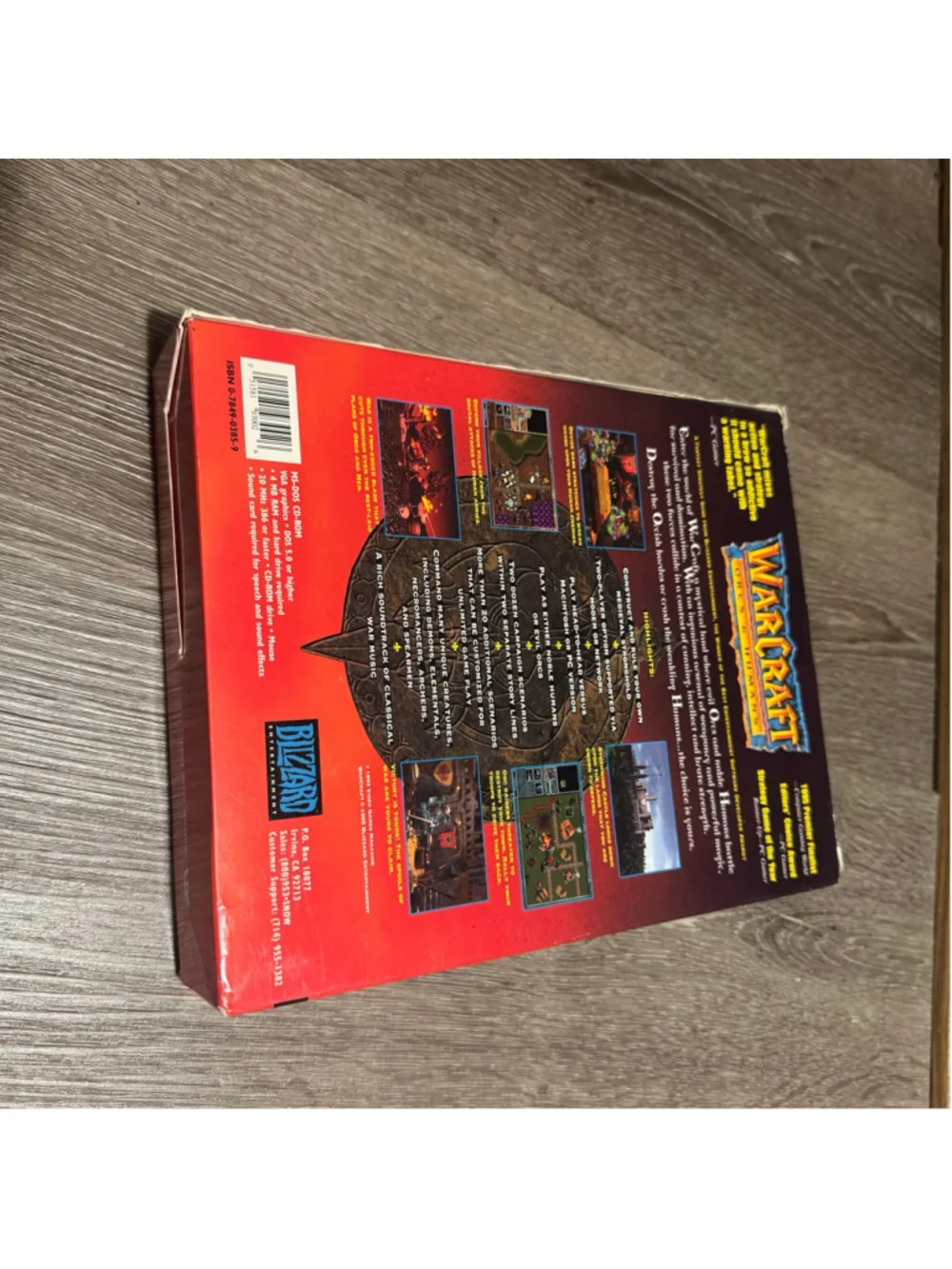 Vtg Vintage 1994 Blizzard Warcraft: Orcs & Humans PC Video Game
